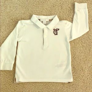 pique BURBERRY unisex polo-style shirt